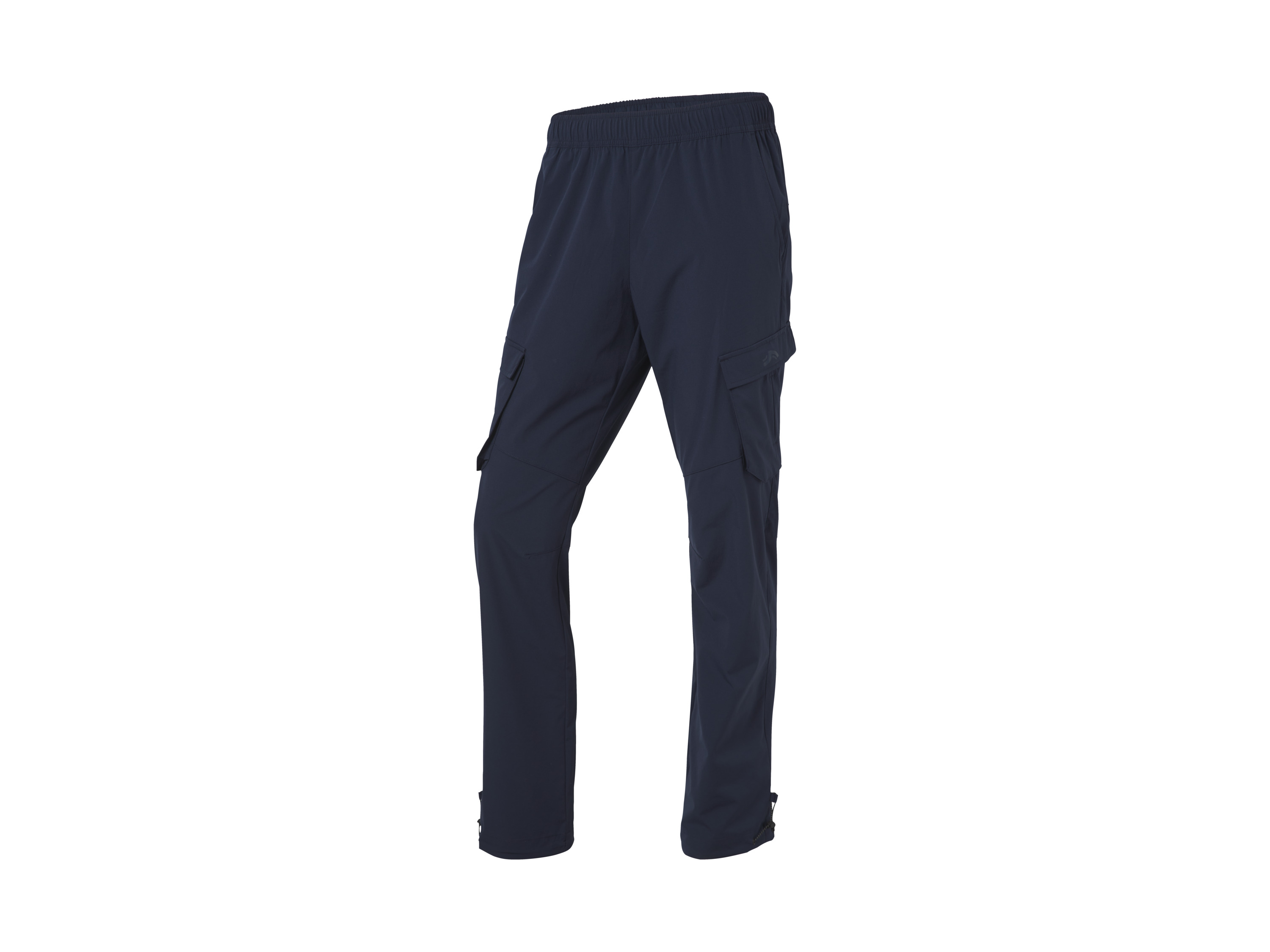 CRIVIT Herren Hose Outdoor (Navy, 56)““ | schwarz Muster: – Detail: elastischer Bund mit Bindeband, seitliche Eingrifftaschen, Taschen am Bein, weitenverstellbare Beinabschlüsse