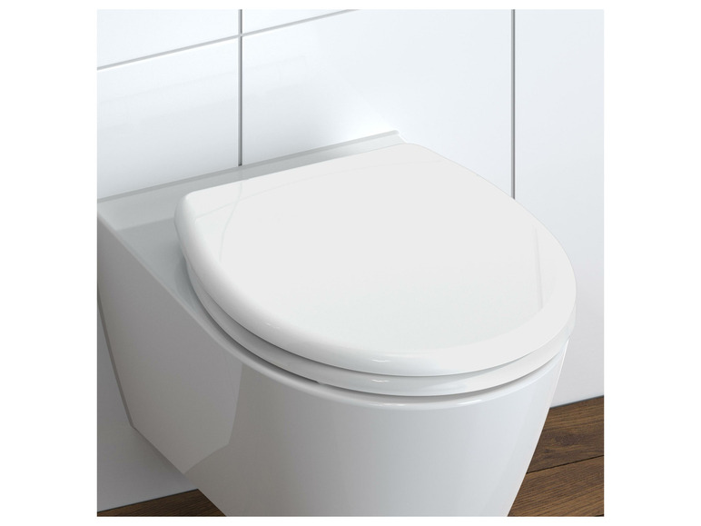Gehe zu Vollbildansicht: Schütte WC Sitz Duroplast, mit Absenkautomatik und Schnellverschluss - Bild 3