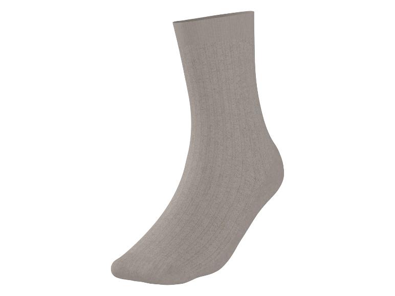 Damen Gerippte Socken, 5 Paar