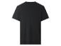 Schwarzes Kurzarm-T-Shirt, Rückansicht