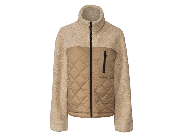 Gehe zu Vollbildansicht: esmara® Damen Sherpa-Jacke mit Stehkragen - Bild 2