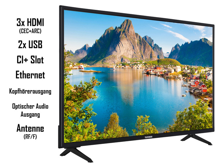 Gehe zu Vollbildansicht: TELEFUNKEN Fernseher »XHN550M« 4K UHD Smart TV - Bild 3