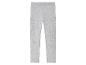 Graue Leggings für Mädchen.