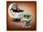 LEGO Star Wars Grogu (Baby Yoda) und sein schwebender Kinderwagen.