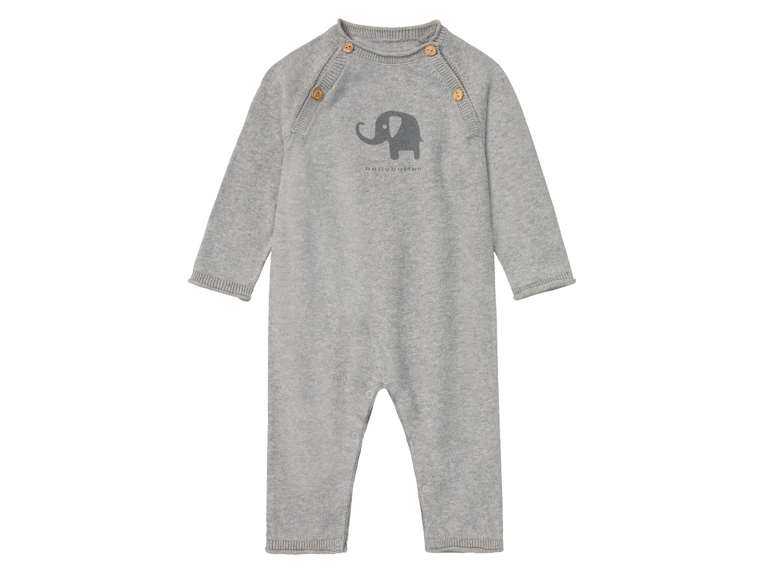 bellybutton Baby Mädchen Jungen Strickoverall (Grau, 74) | 04055592647917
