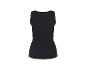 Schwarzes geripptes Tanktop, Rückansicht