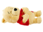 Winnie Puuh Plüschtier auf dem Rücken liegend