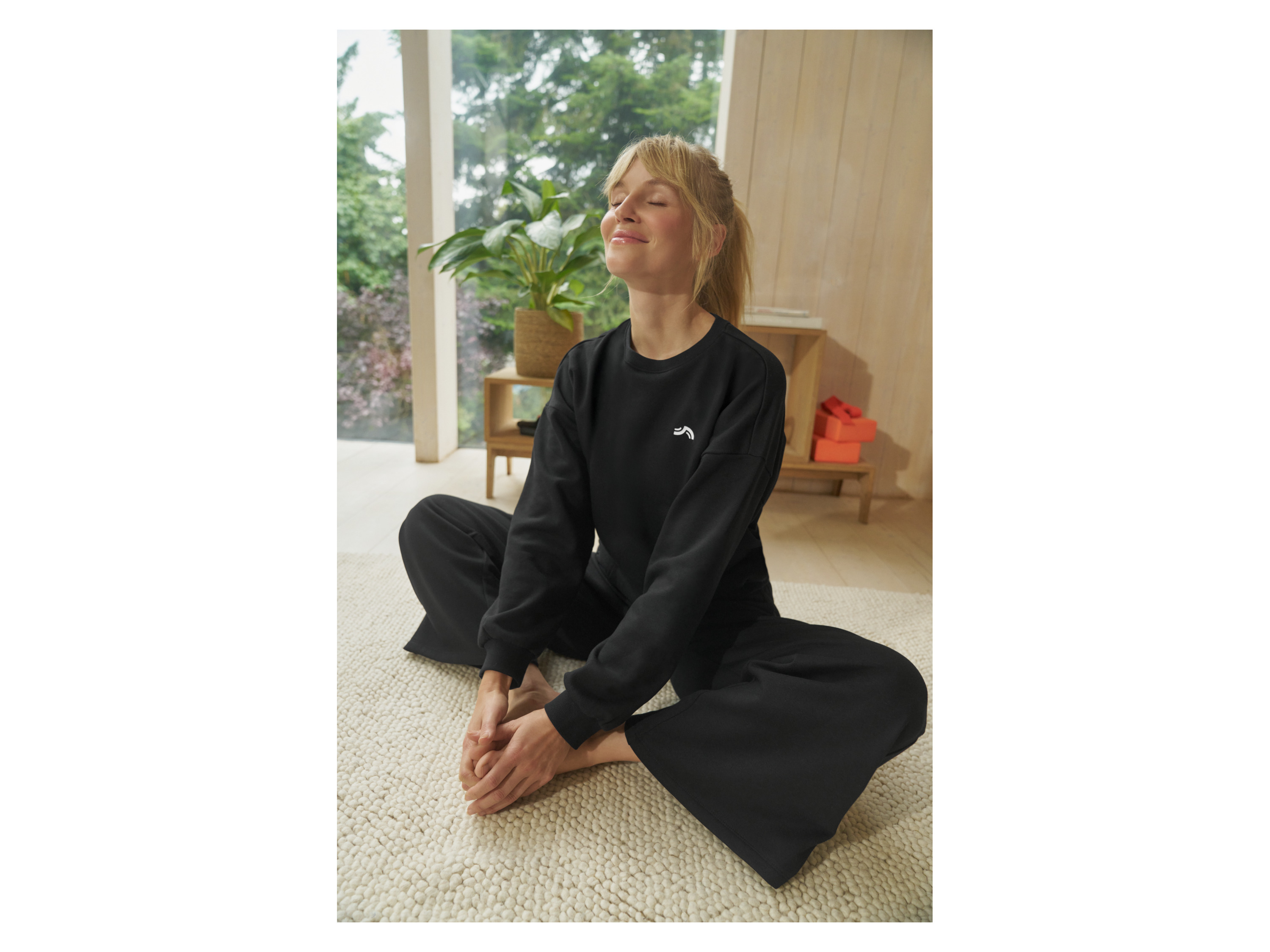 Thumbnail - CRIVIT Damen-Sweatpullover (Schwarz, M(40/42))