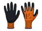 Zwei Paar Parkside Arbeitshandschuhe mit schwarzen und orangen Details.
