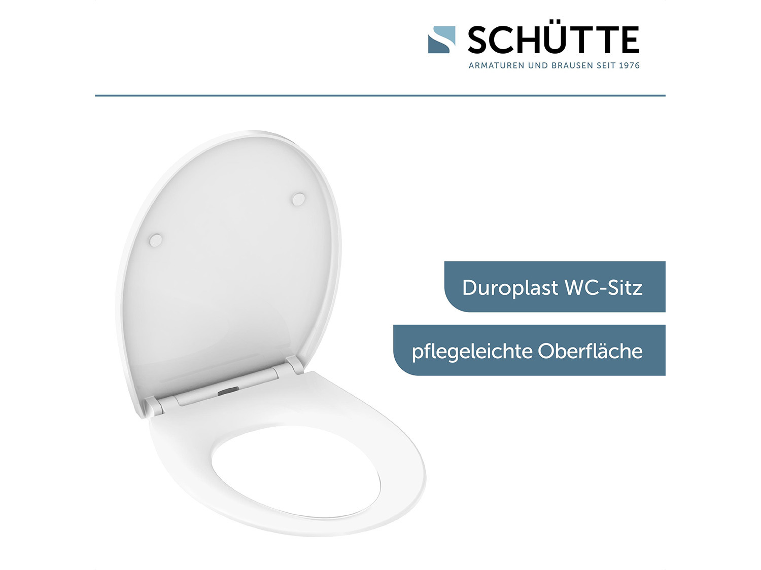 Schütte Duroplast WC Sitz mit Nachtlicht u. Absenkauto… | WCs & Toiletten