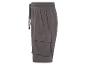 Dunkelgraue Cargoshorts mit Kordelzug.