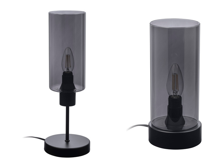 Gehe zu Vollbildansicht: LIVARNO home LED-Tischleuchte, mit Rauchglas, 4,2 W - Bild 1