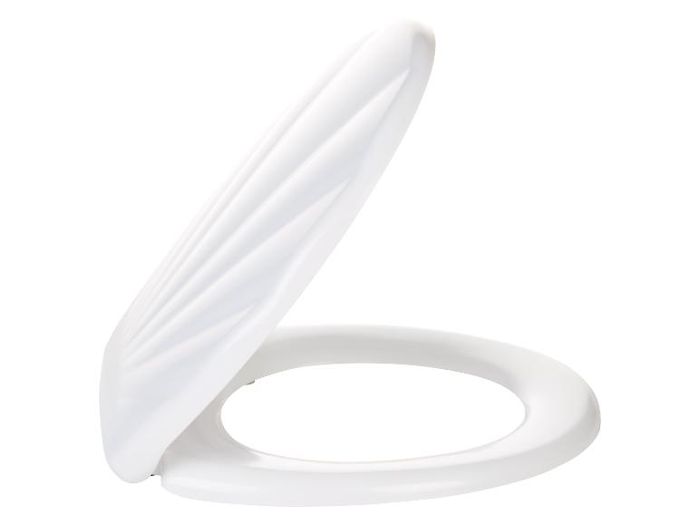Duroplast-WC-Sitz, im Muschel-Design