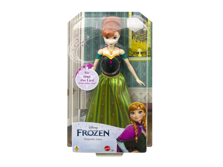 Eine singende Anna Frozen Puppe von Mattel.