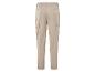 Beige Cargohose mit Taschen.