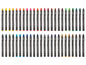 Sortiment wasserlösliche Pastellkreiden von Crelando.