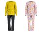 LUPILU® Kinder-Pyjamas mit Pokémon-Motiven in Gelb und Rosa.