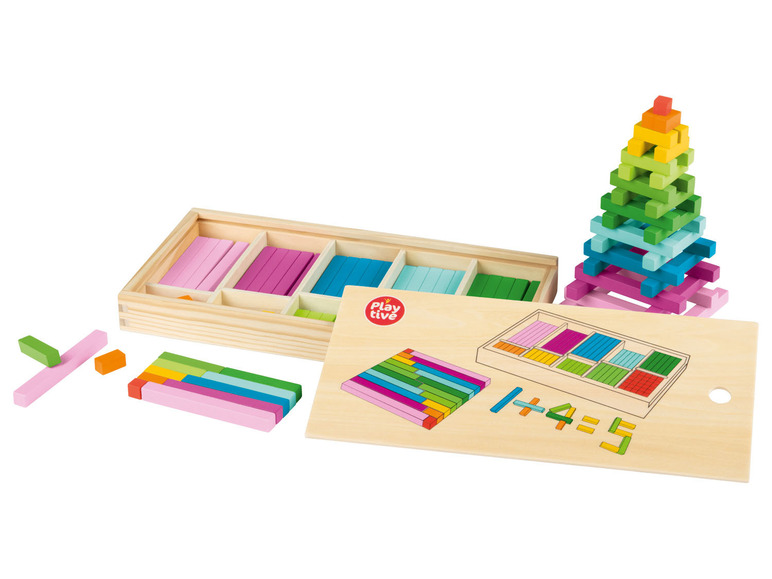 Gehe zu Vollbildansicht: Playtive Montessori Rechensets, aus Holz - Bild 6