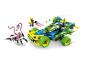 LEGO Hidden Side Rennwagen und Spinnenmonster mit Minifiguren.