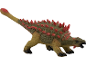 Ankylosaurus-Dinosaurier-Spielzeug mit roten Stacheln