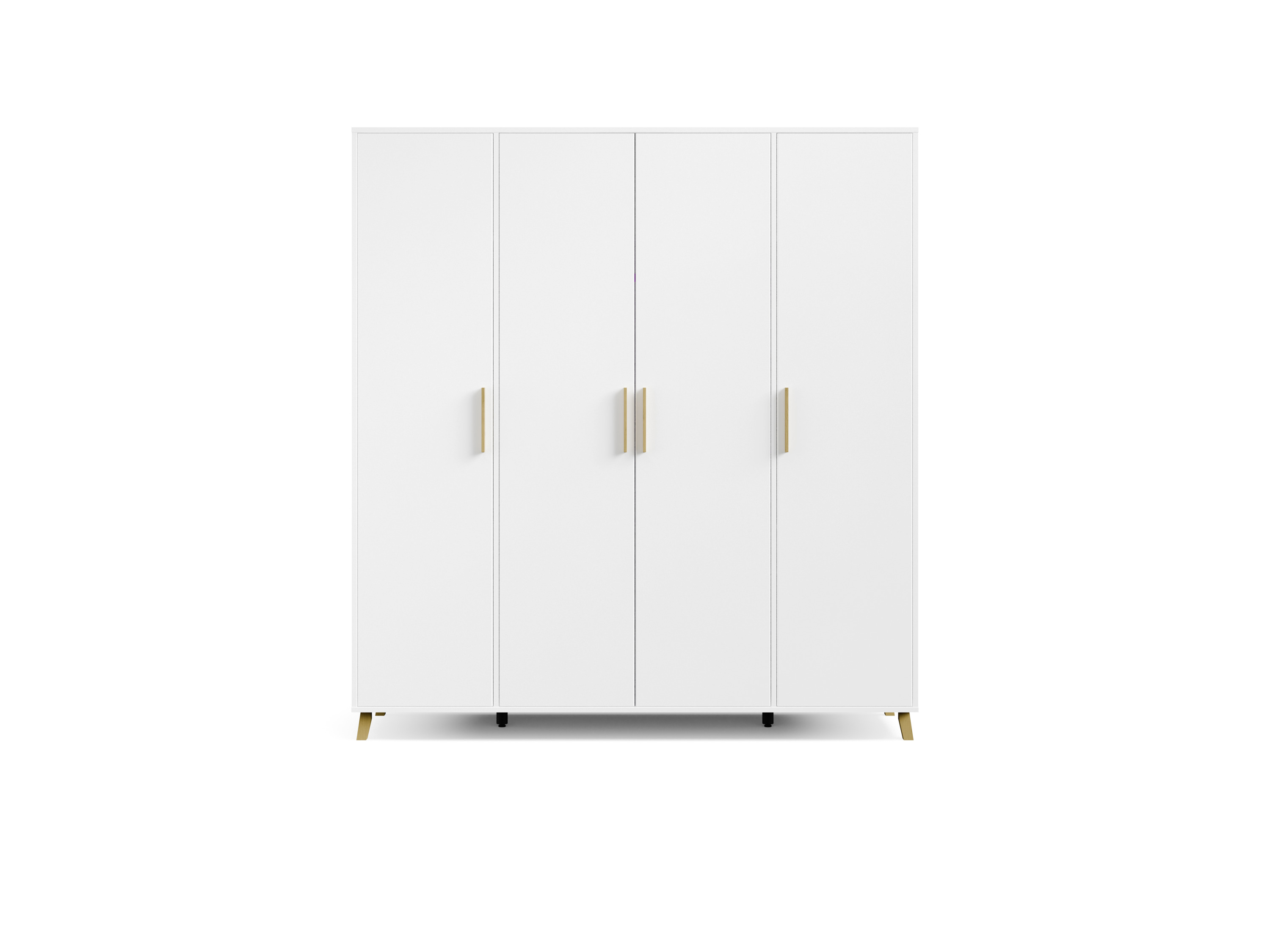 RAUCH BLUE Shinjo Drehtürenschrank (Basic-Zubehör, Weiß, Breite 187 cm / Höhe 203 cm) – Bild 3 von 4