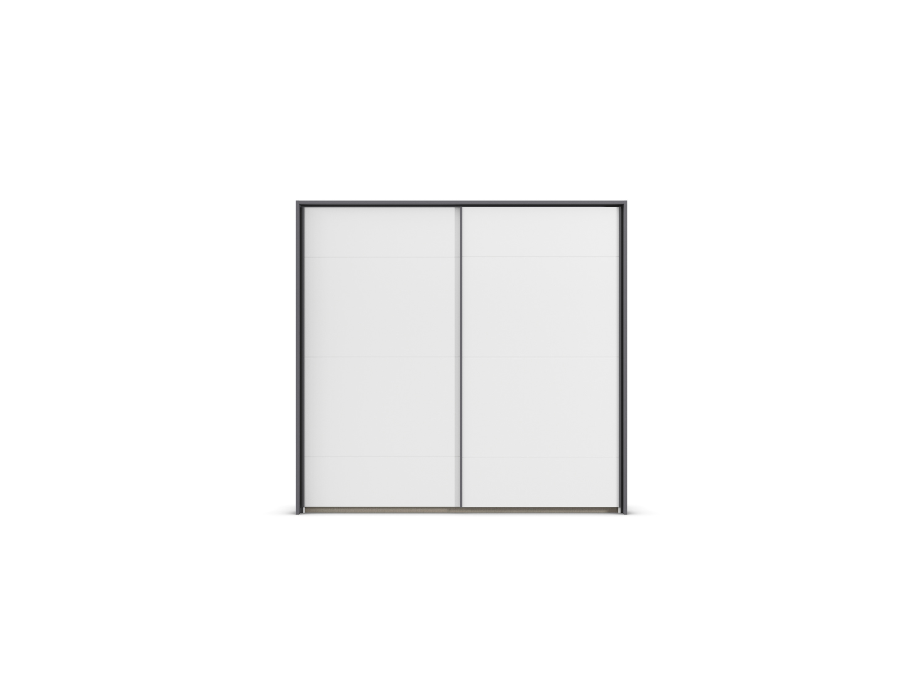 RAUCH BLUE Corvo Schwebetürenschrank (mit Passepartout, Weiß, 225 x 214 cm) – Bild 4 von 4
