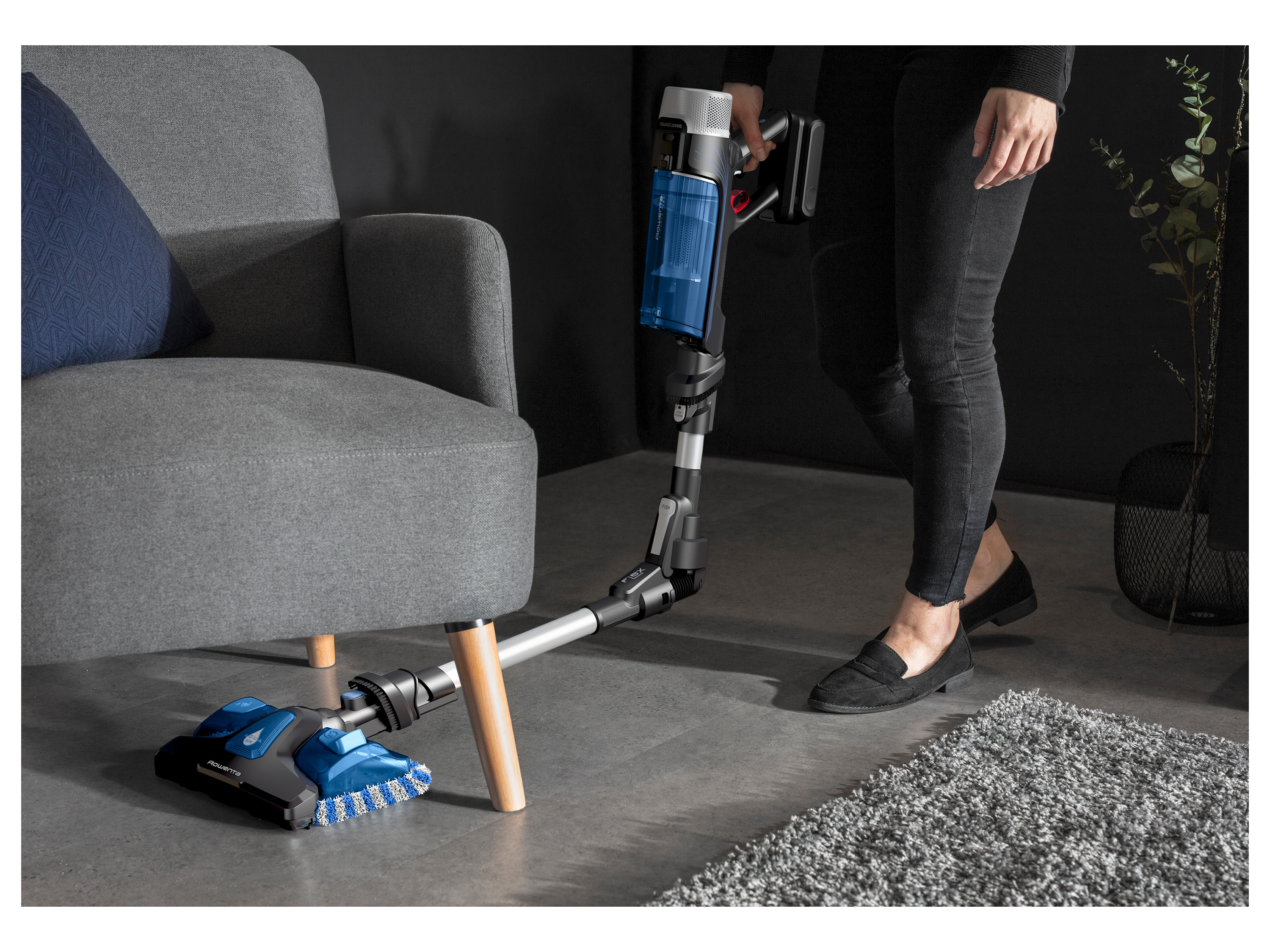 Rowenta Akku-Stielstaubsauger "X-Force Flex 9.60 Aqua Allergy RH20C0" Trocken & Nass – Bild 3 von 4
