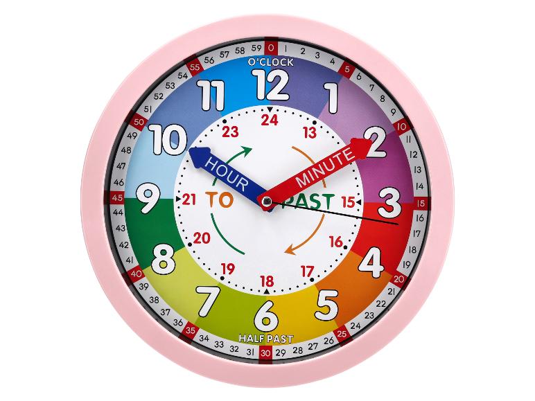 PEARL Funk-Wanduhr Mit Jumbo-Ziffern - Zeigt Uhrzeit, Datum, Temperatur & Mondphase