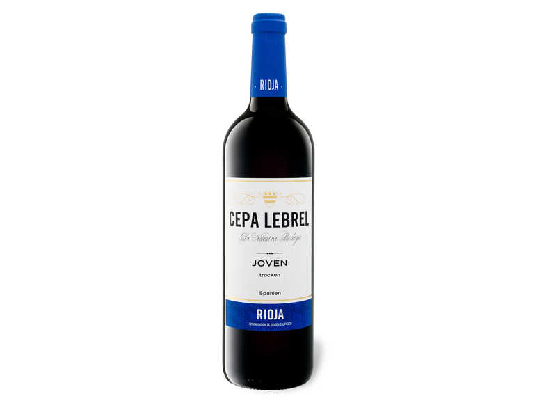 Gehe zu Vollbildansicht: Cepa Lebrel Rioja DOCa Joven trocken, Rotwein 2020 - Bild 1
