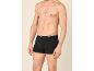 Männlicher Oberkörper in schwarzen Boxershorts