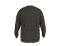 Dunkelgraues Langarmshirt, Rückansicht.