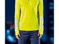 Gelbes Trainingsshirt mit reflektierenden Details für sportliche Sicherheit.