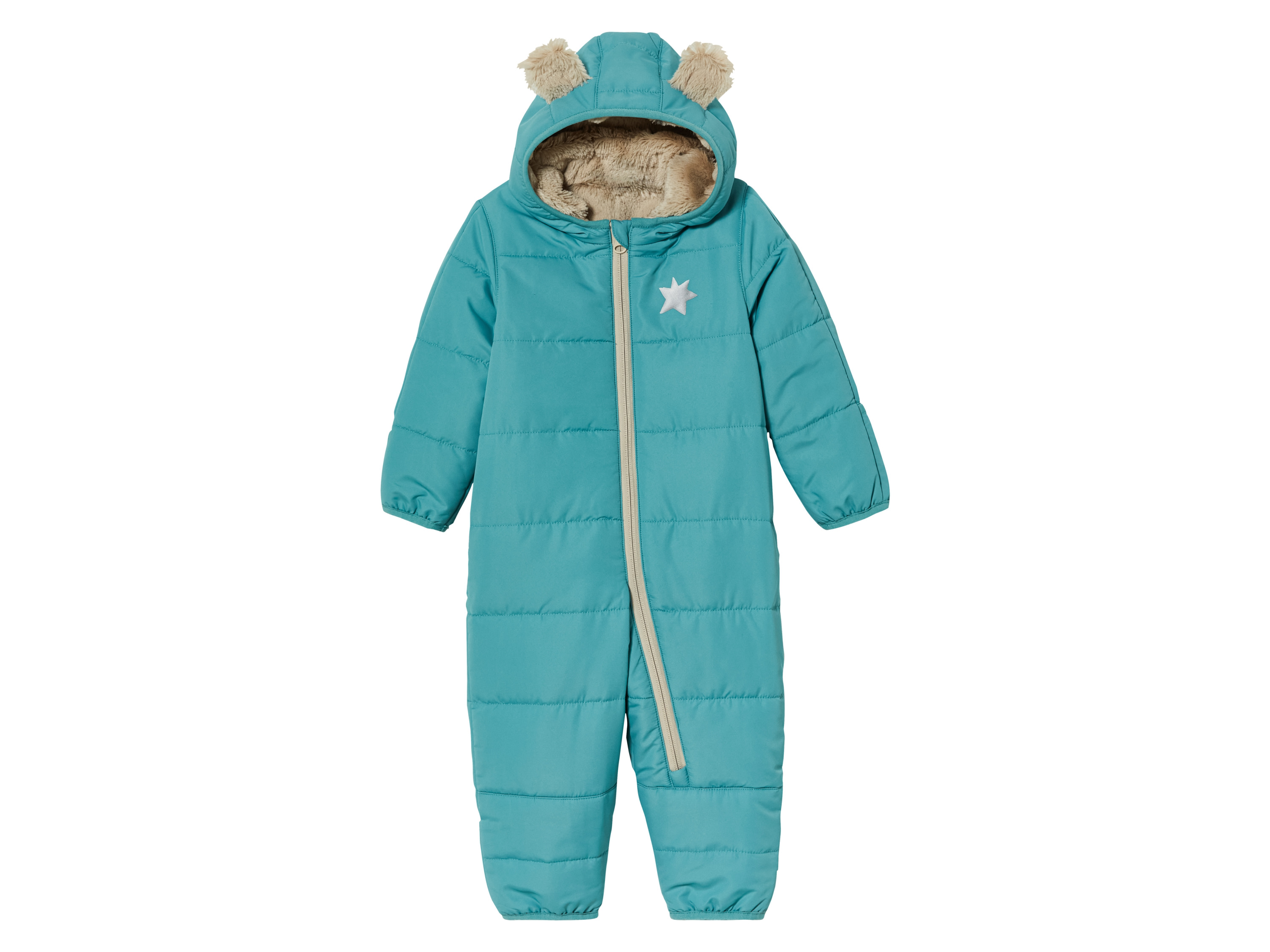 lupilu® Baby Mädchen Jungen Wagenoverall (Mint, 74/80)““ | Wattierung: Polyester Thermolite® EcoMade Pflegehinweis: waschen bei max. 40 °C Pflegeleicht nicht bleichen nicht im Wäschetrockner trocknen bügeln bis 110 °C Stufe 1. Kein Bügeln mit Dampf nicht trockenreinigen Größe: 62/68 – 86/92 Meine Lidl-Größe – so einfach gehts Einfach den Lidl-Größenrechner besuchen. Für deine Personengruppe und Produktgruppe die gemessenen Körpermaße eintragen und dann den Berechnen-Button betätigen. Schon wird dir deine Größe angezeigt. Oeko-Tex® Standard 100 Geprüft auf Schadstoffe Zertifizierungsnummer: S23-3094 Hohenstein Htti Standard 100 by Oeko-Tex® ist die weltweit bekannteste, unabhängige Zertifizierung schadstoffgeprüfter Textil- und Lederprodukte aller Art – vom Garn und den Stoffen bis hin zum gebrauchsfertigen Artikel. Das Label bestätigt