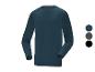 Dunkelblaues Langarm-T-Shirt mit Farboptionen.