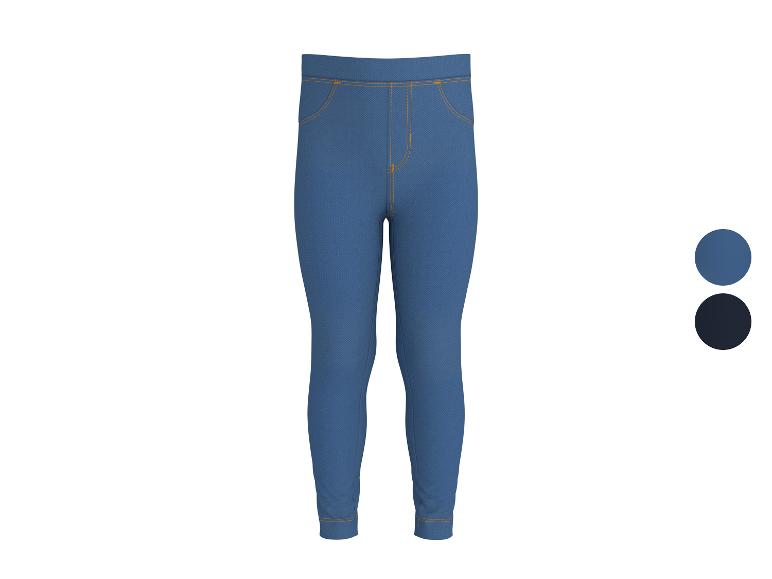 Kinder-Jeansleggings in Blau und Dunkelblau