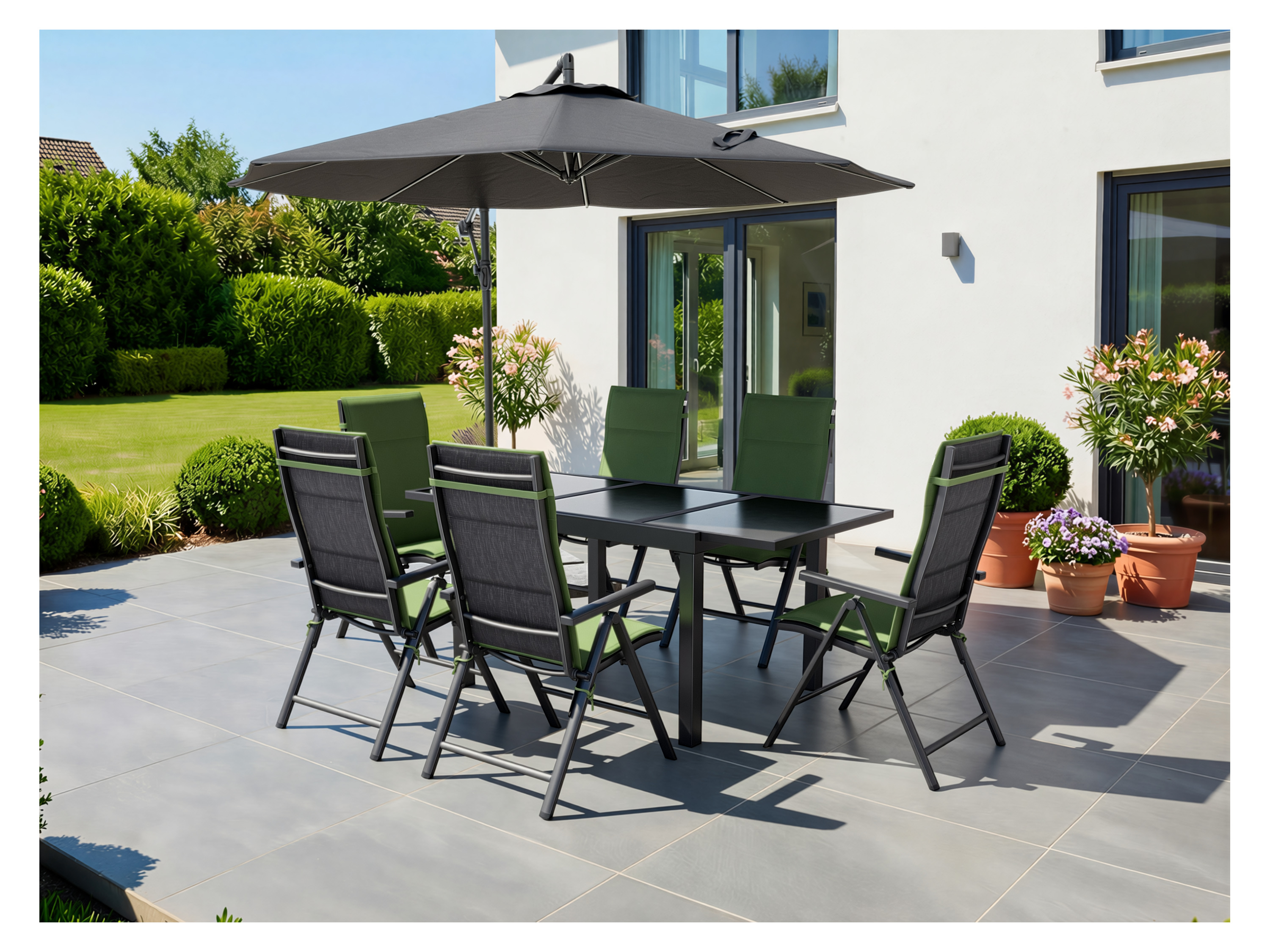 LIVARNO® Alu-Gartentisch »Houston / Toronto« grau, 120-180 x 89 x 75 cm – Bild 2 von 4