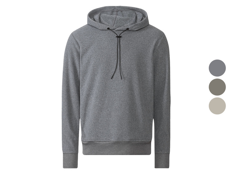 Grauer Hoodie mit Kapuze