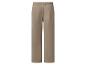 Herren-Freizeithose in Beige mit elastischem Bund und Gesäßtasche.