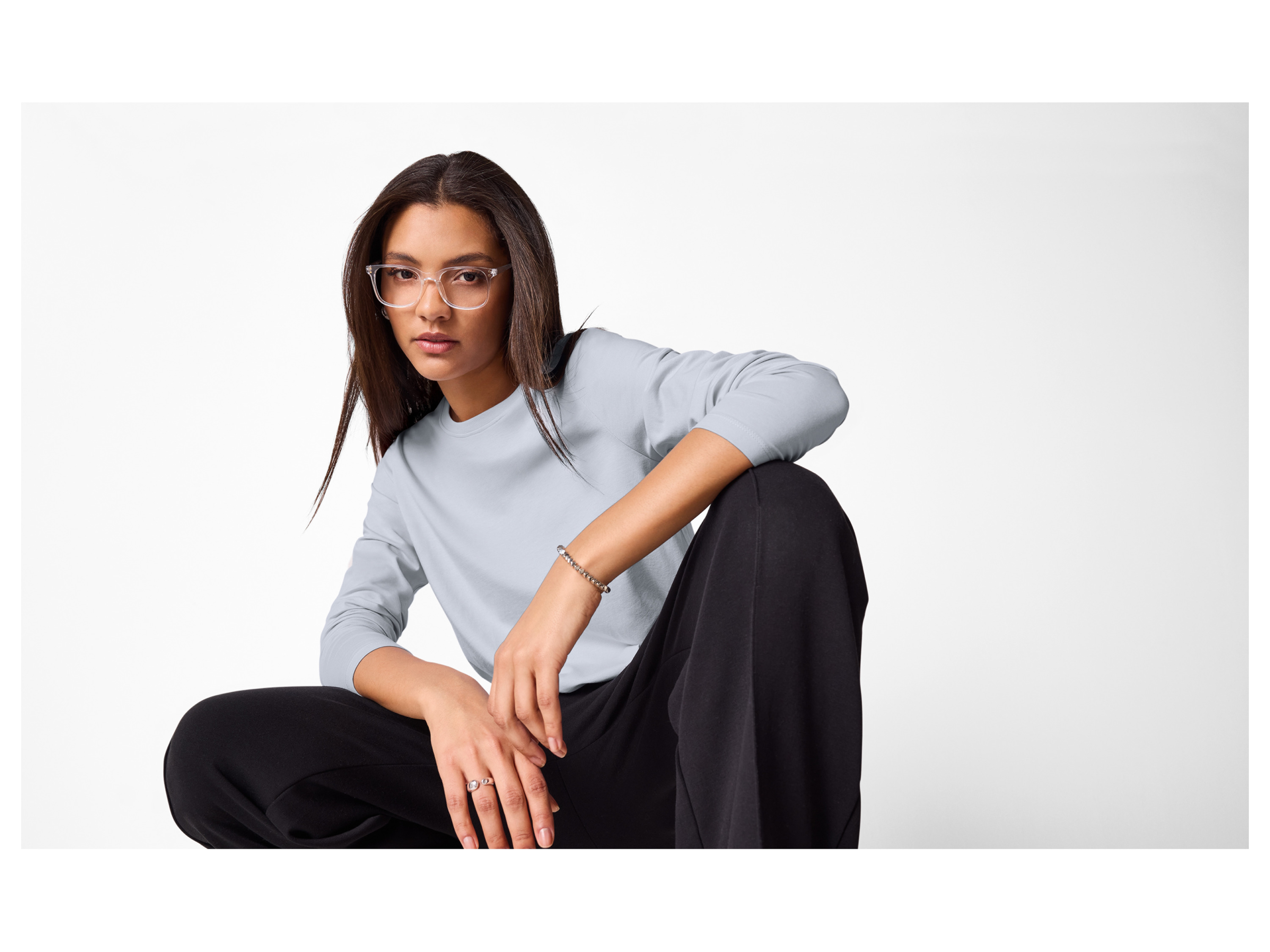 Thumbnail - esmara® Damen Langarmshirt (Blau, XS(32/34))