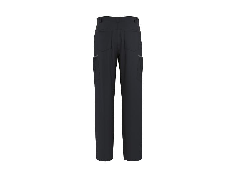 Dunkelblaue Herrenhose mit Taschen, Rückansicht