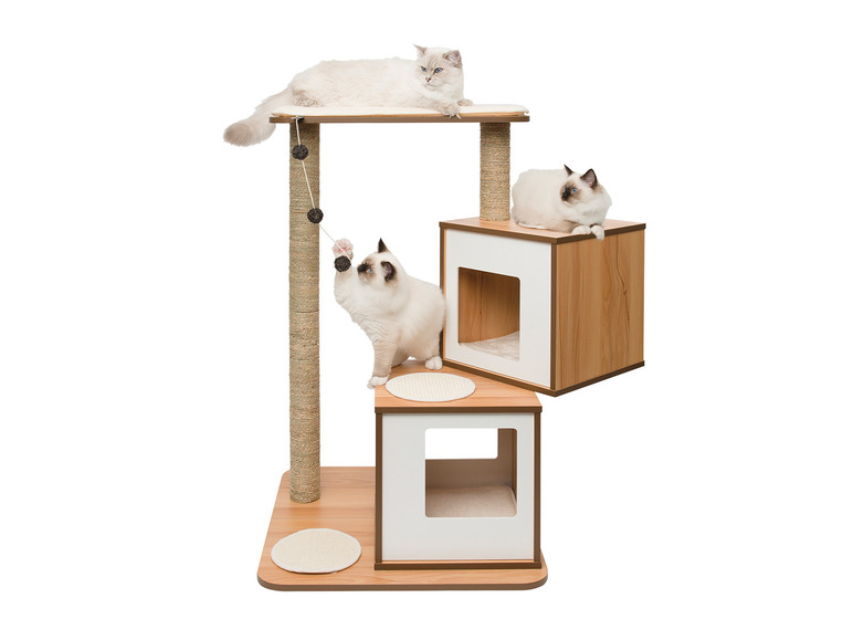 Gehe zu Vollbildansicht: catit Vesper Katzenmöbel »Double«, H 103,5 cm, walnussfarben - Bild 2