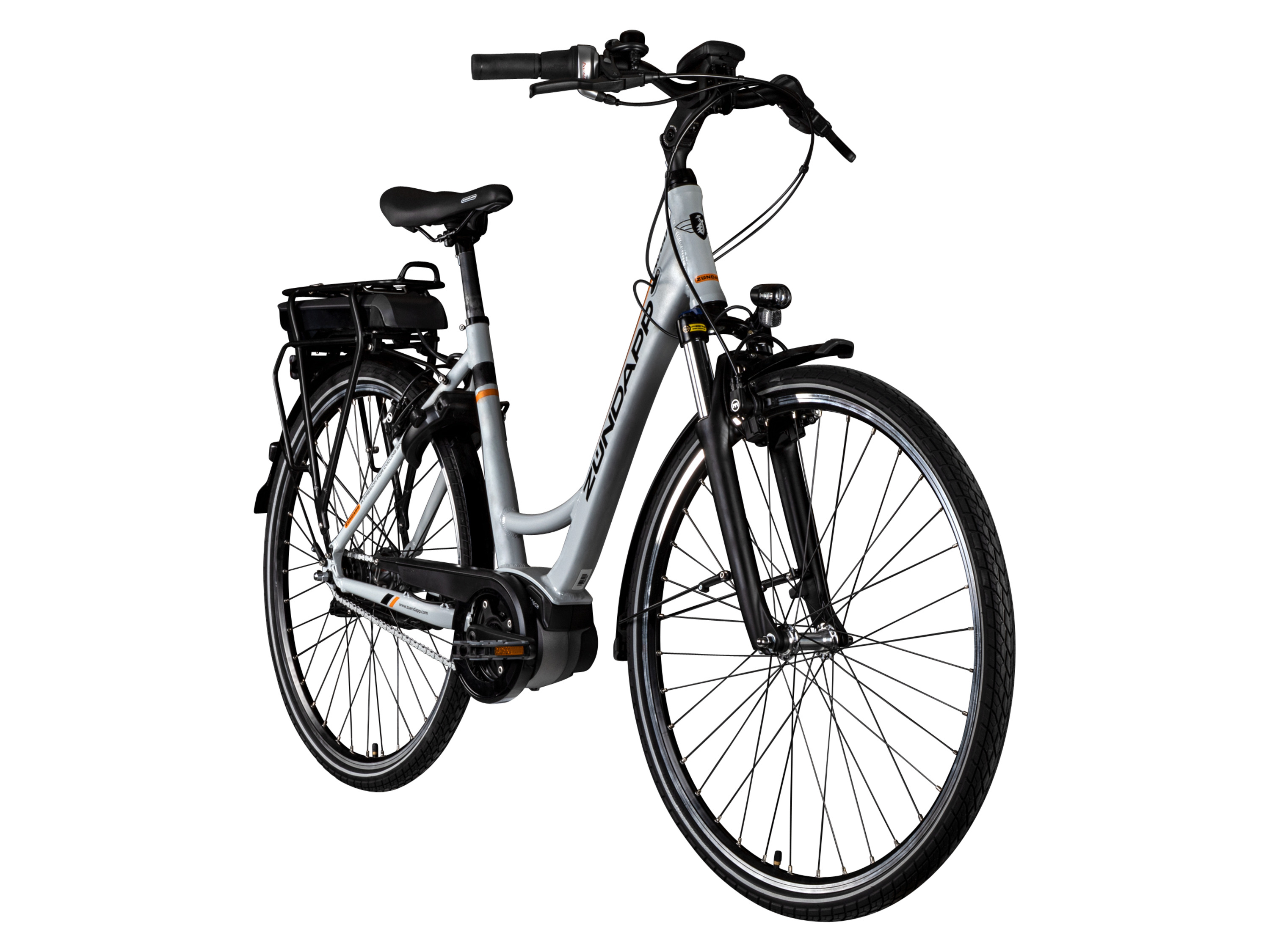 ZÜNDAPP E-Bike City »X200«, 28 Zoll (Silber)