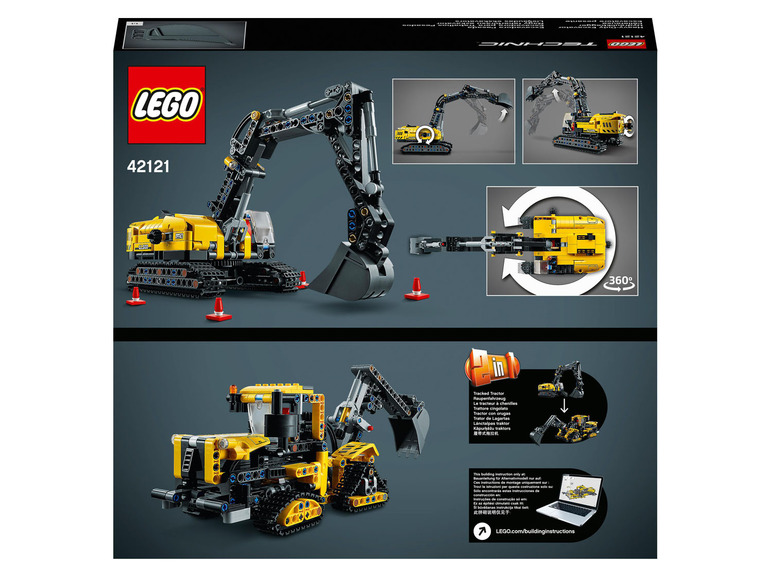 Gehe zu Vollbildansicht: LEGO® Technic 42121 »Hydraulikbagger« - Bild 8