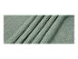 Mintgrüner Baumwollmusselin-Stoff mit weichen Falten.
