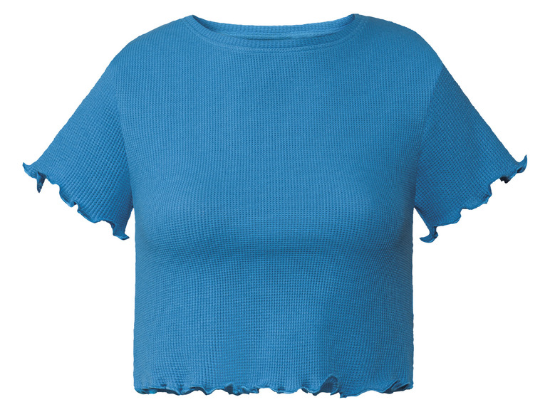 Gehe zu Vollbildansicht: esmara® Damen T-Shirt mit Waffelstruktur - Bild 6