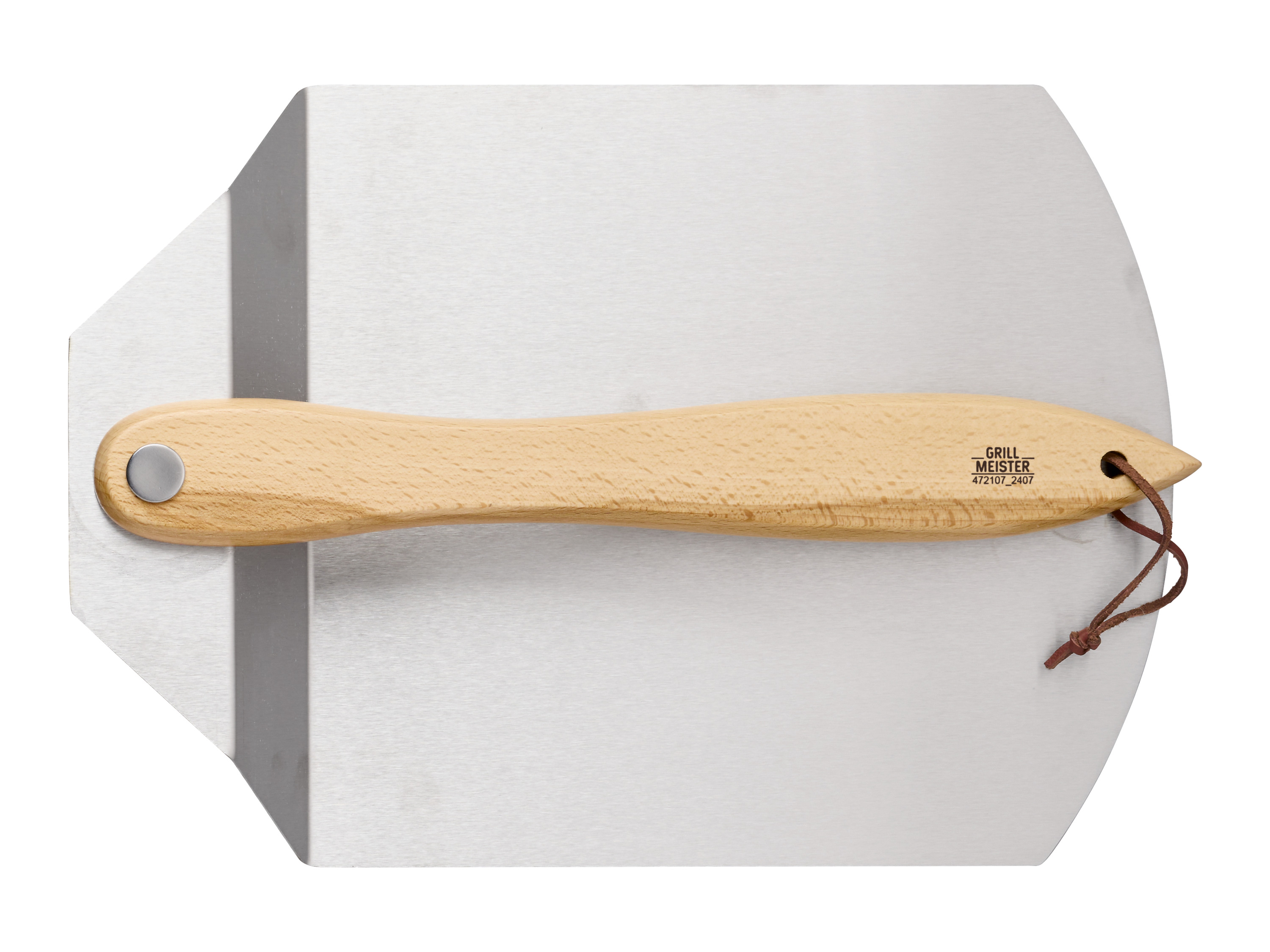 GRILLMEISTER Pizzaschieber/ Pizzaschieber (klappbar)/ Pizzaschneider/ Pizzaofen-Bürste (Pizzaschieber klappbar) – Bild 3 von 4