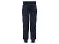 Dunkelblaue Jogginghose mit elastischem Bund und Bündchen.