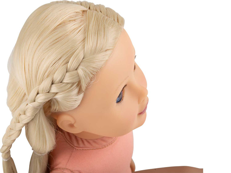 Mannequinkopf Aus 100% Echthaar – Mit Ständer &a Produktbild-Vorschau 5