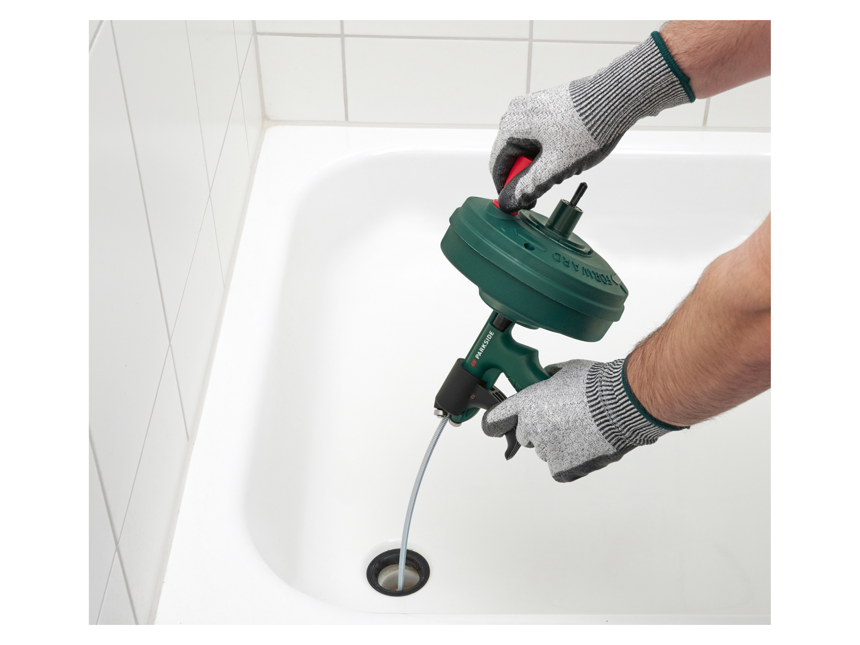 Thumbnail - PARKSIDE® Rohrreinigungsspirale, mit Handkurbel