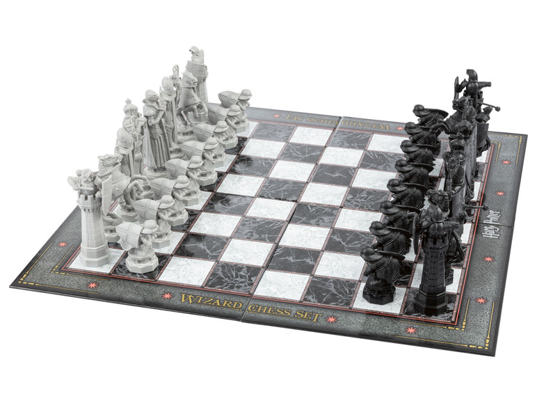 Gehe zu Vollbildansicht: The Noble Collection Schachspiel, klappbares Brett - Bild 13